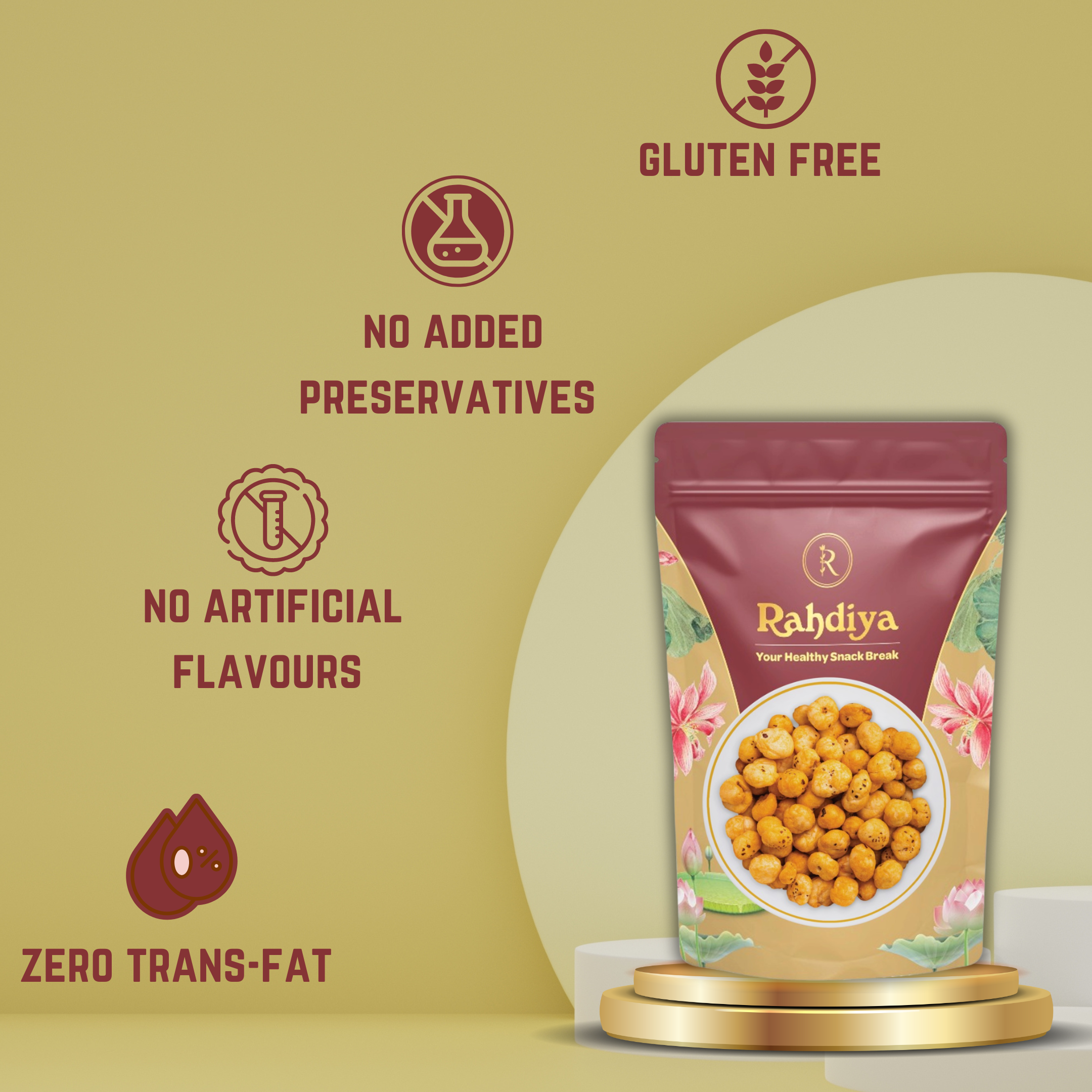 Rahdiya Peri Peri Makhana 65 Gram