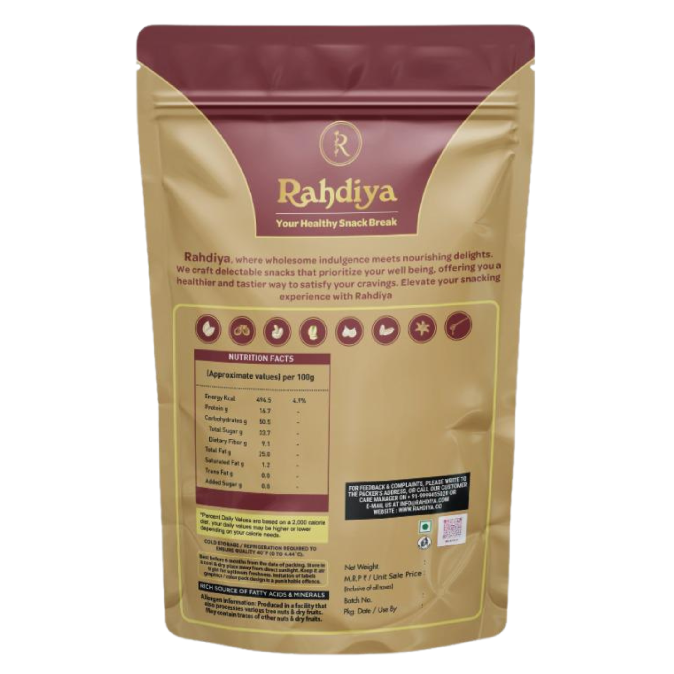 Rahdiya Peri Peri Makhana 65 Gram