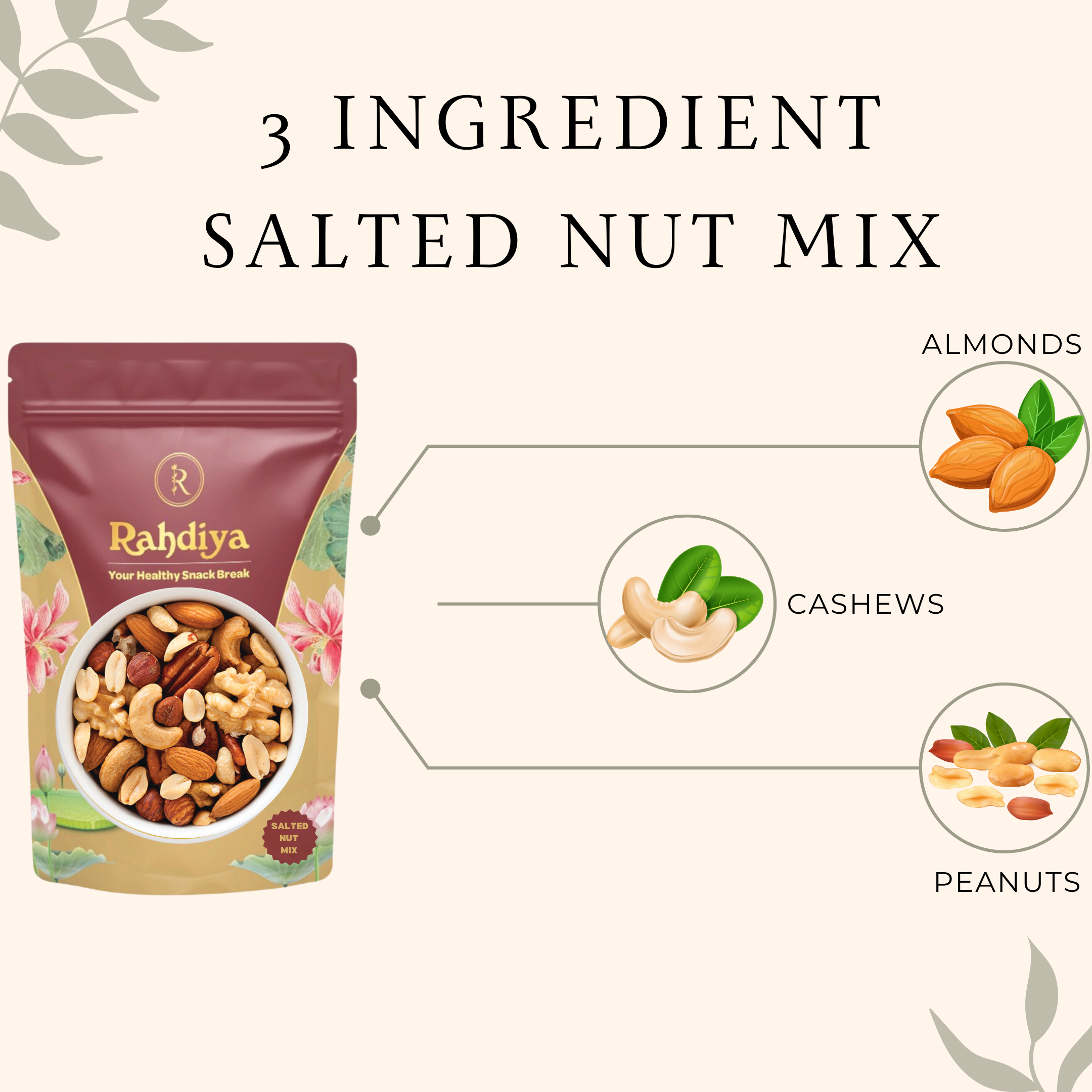 Rahdiya Roasted & Salted Nut Mix