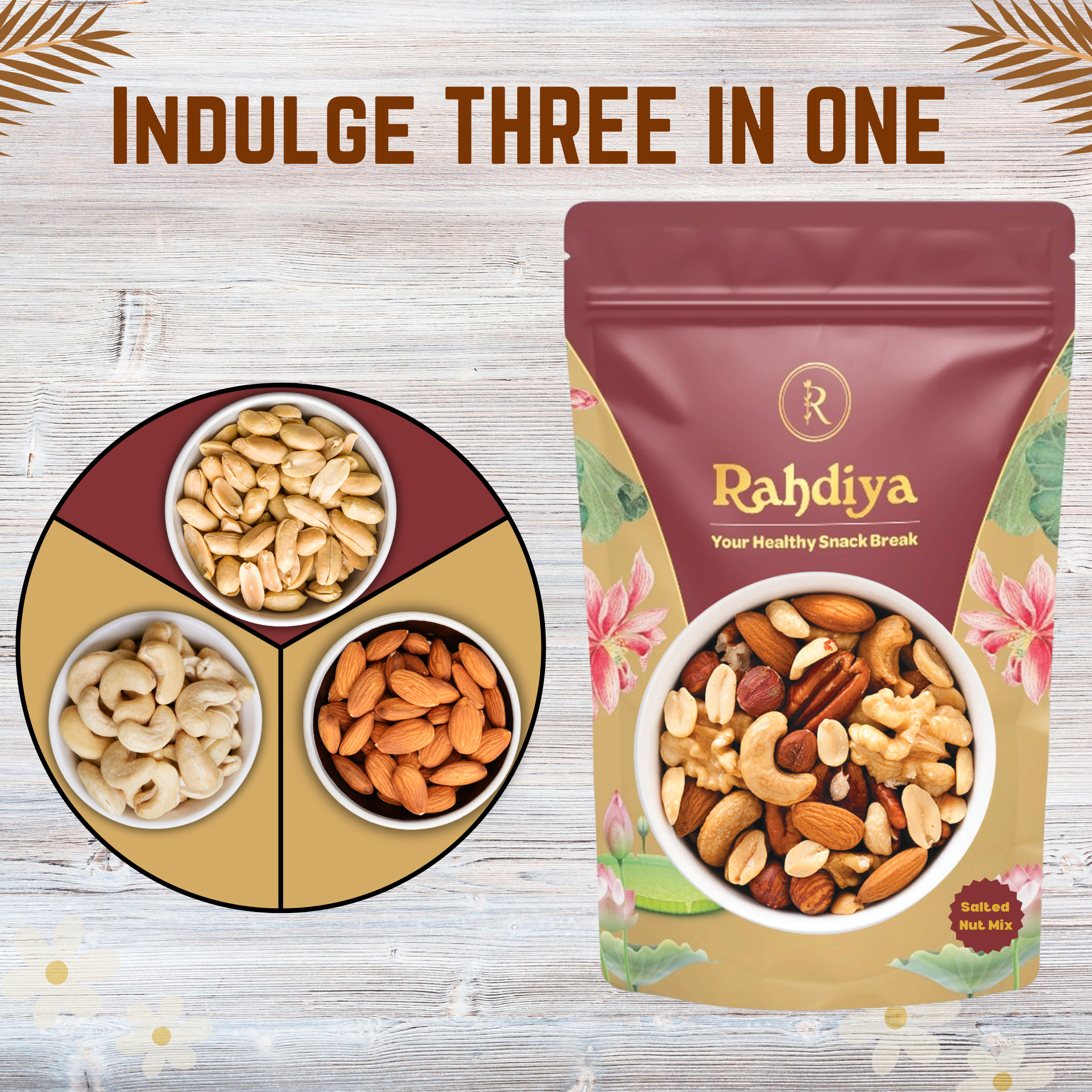 Rahdiya Roasted & Salted Nut Mix